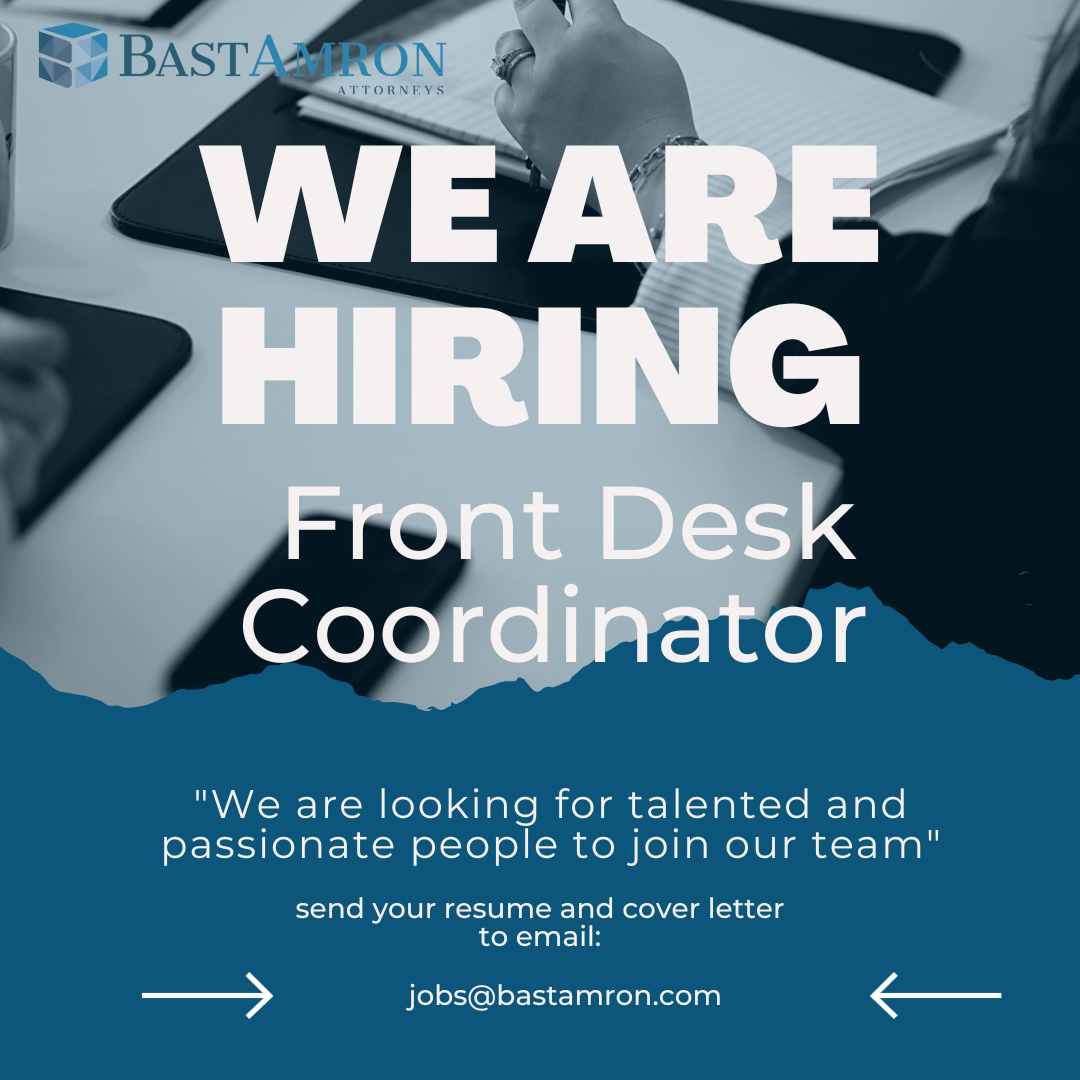 FRONT DESK COORDINATOR