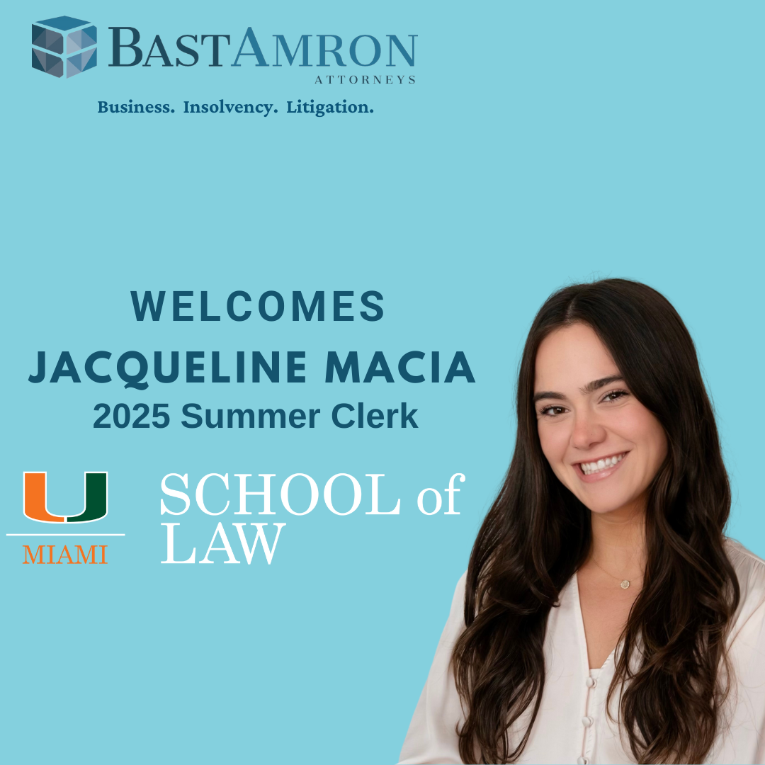 BAST AMRON WELCOMES JACQUELINE MACIA AS A 2025 LAW CLERK